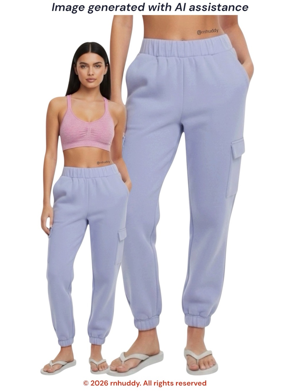NWT Express XXL purple cargo jogger